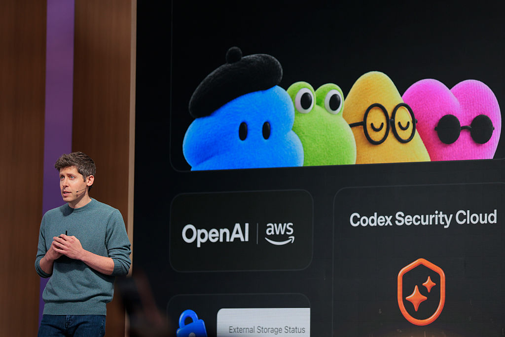 OpenAI CEO Sam Altman delivers the keynote address during the OpenAI developers' conference at Fort Mason on September 29, 2026, in San Francisco, California.