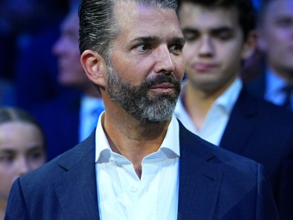 Donald Trump Jr is seen during the UFC Freedom 250 event on the South Lawn at the White House on June 14, 2026.