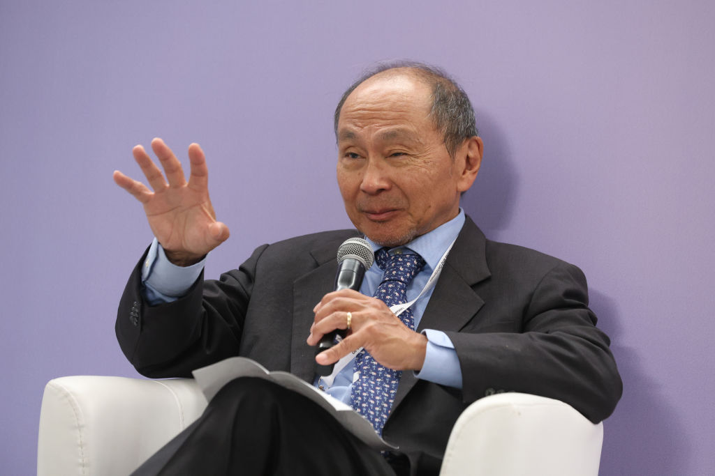 Francis Fukuyama at the Summit of Ladies and Gentlemen on September 12, 2024, in Kyiv, Ukraine.
