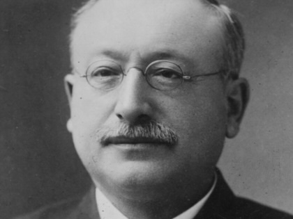 A portrait of Milwaukee socialist Victor L. Berger