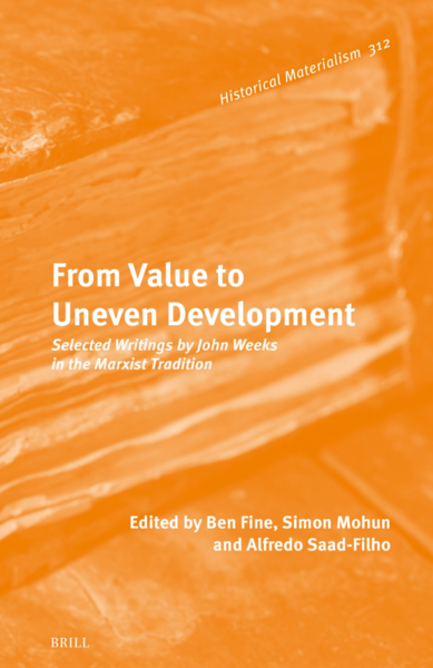 Cover of From Value to Uneven Development