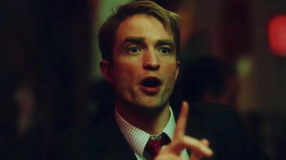 A still from “Primetime” shows Robert Pattinson in the role of Chris Hansen.