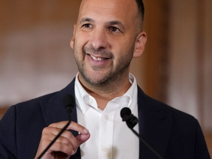 Green Party leader Zack Polanski speaking during a press conference at Church House in central London on August 5, 2026.