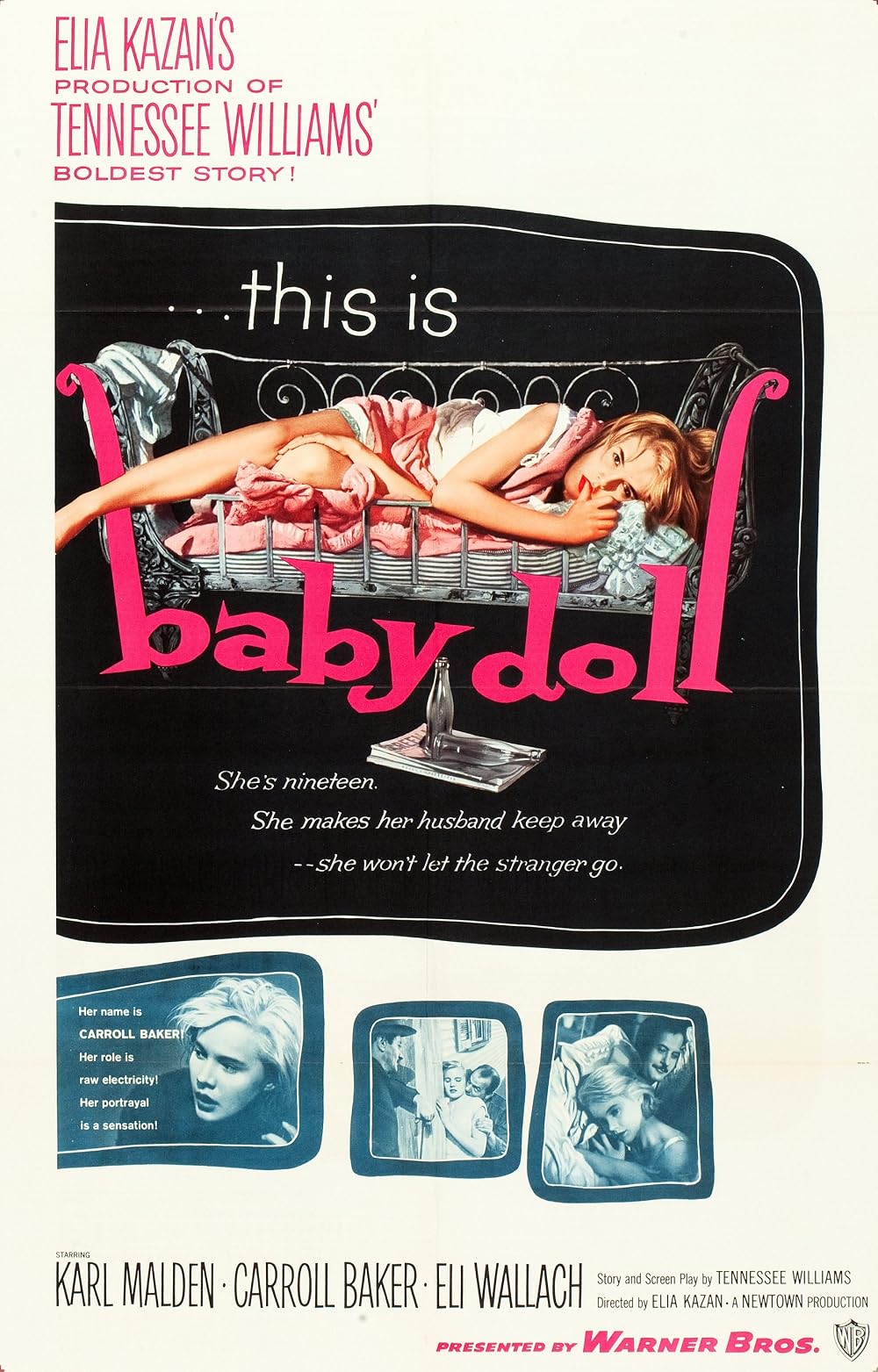 A promotional poster for Elia Kazan’s Baby Doll 